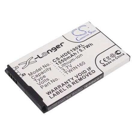 Bsc Preferred T-Mobile G2 Touch 1550mAh Mobile Phone Replacement Battery CS-HDE190XL.5